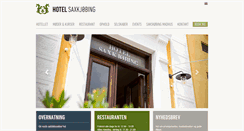 Desktop Screenshot of hotel-saxkjobing.dk